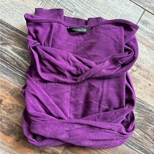 🏔️ Massimo Dutti Drape Neck Top